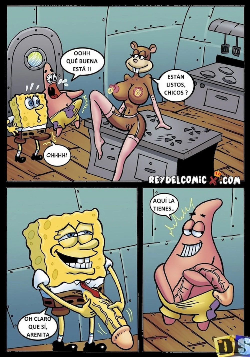 Bob Esponja Orgía | xKomics