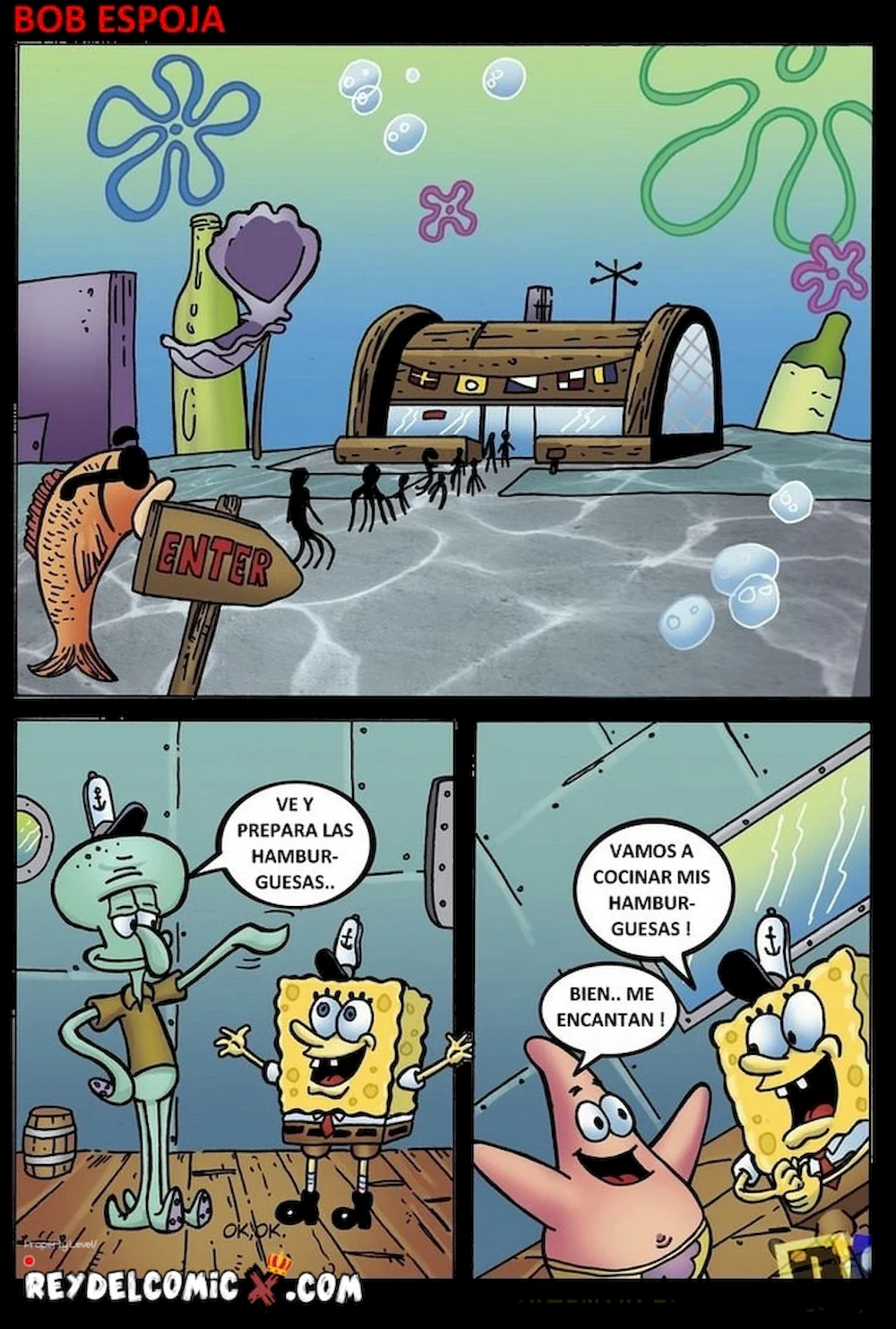 Bob Esponja Orgía xKomics.com - Comics Porno Gratis