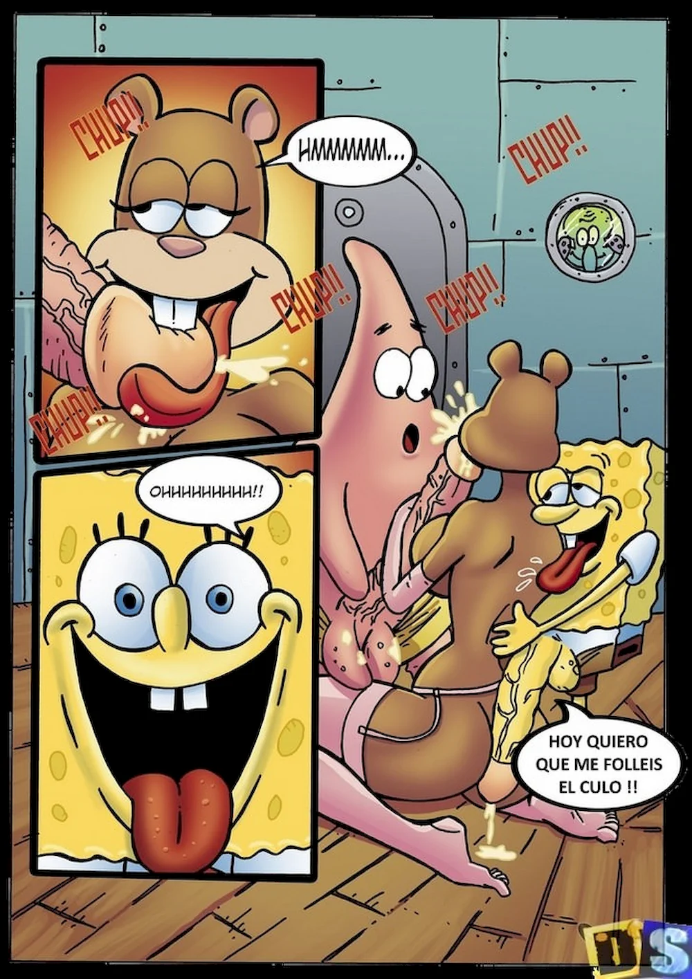 Bob Esponja Orgía xKomics.com - Comics Porno Gratis