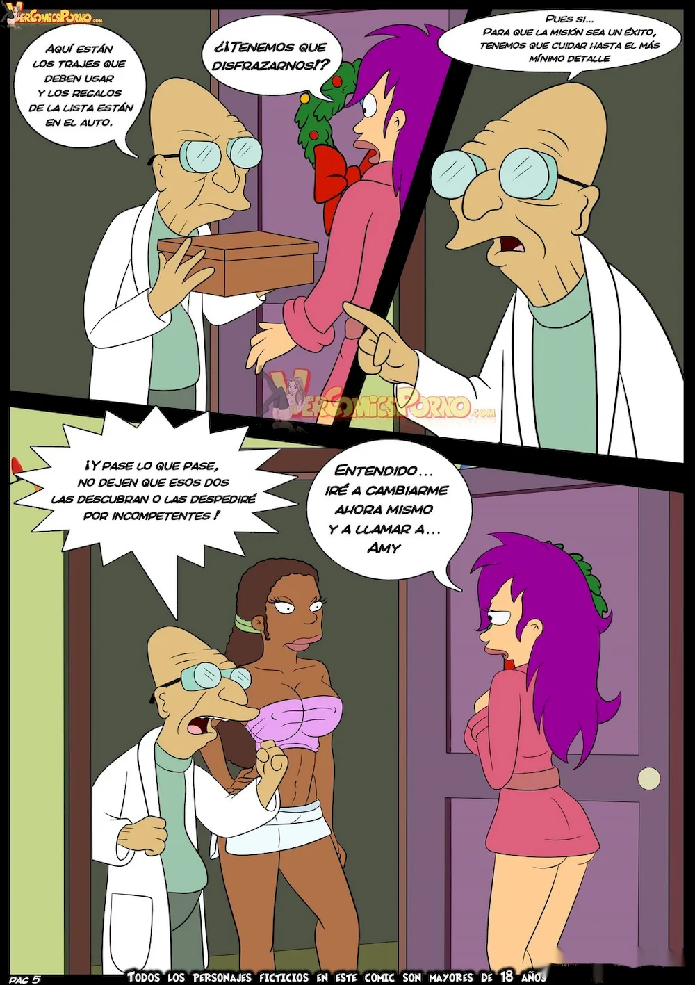 Entrega Navideña - Futurama XXX xKomics.com - Comics Porno Gratis