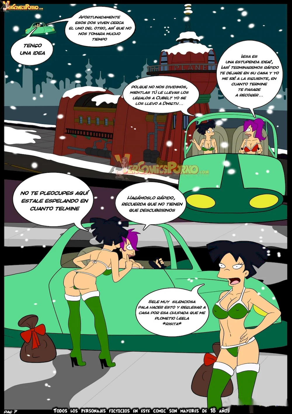 Entrega Navideña - Futurama XXX xKomics.com - Comics Porno Gratis